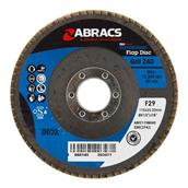 Abracs ABFZ115B040 Flap Disc 115mm Zirconium 40 Grit Pack of 5