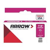 Arrow T18 Staples 3/8