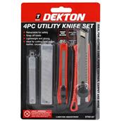 Dekton DT60127 Utility Knife Set 4pc