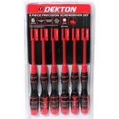 Dekton DT65312 Precision Torx Set Flat and Phillips 6pc
