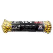 Dekton DT70410 Multi Purpose Polypropylene Rope Yellow 6mm X 30m