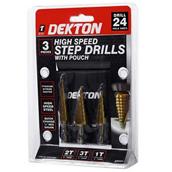 Dekton DT80234 High Speed Step Drill Set 3pc