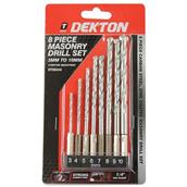 Dekton DT80244 8pc Masonry Drill Set 3mm - 10mm