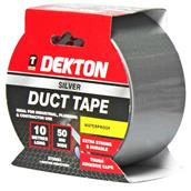Dekton DT90863 Silver Cloth Duct Tape 50mm x 10m