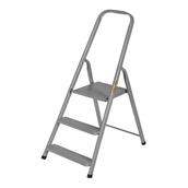 Drabest STD3125 Domestic Steel Step Ladder 3 Tread EN131 125Kg (Non Pro)