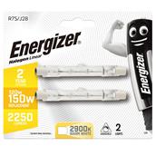 Energizer S5160 Eco Halogen Linear Bulbs 120W Warm White Pack of 2