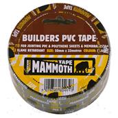 Everbuild Builders PVC Tape Black 50mm x 33m