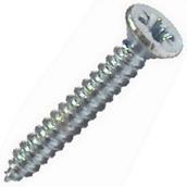 Countersunk Self Tapping Screw Bright Zinc Plated 1/2