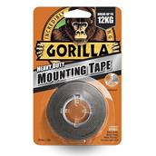 Gorilla (3044201) Heavy Duty Mounting Tape Black 25.4mm x 1.5m