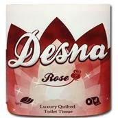 Desna Rose 3 Ply Toilet Rolls 10 x 4 Pack