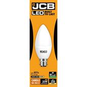 JCB S10976 LED Candle Opal BC B22 3W (25W) Warm White 250LM Box of 12