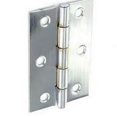 Securit B4302 Steel Butt Hinges Chrome Plated 3