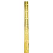 Securit B4450 Piano Hinge Brass Plated 32mm x 1800mm