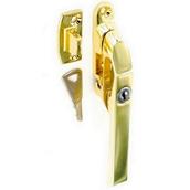 Securit S1072 Locking Casement Fastener Brass 125mm