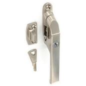 Securit S1077 Locking Casement Fastener Brushed Nickel 125mm