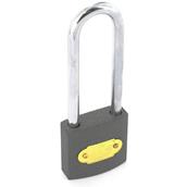 Securit S1126 Tricircle Iron Padlock Long Shackle Brass Cylinder 38mm