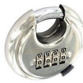 Securit S1201 Resettable Discus Code Lock Stainless Steel 70mm