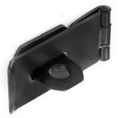 Securit S1446 Safety Hasp and Staple Black 150mm