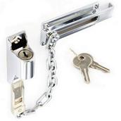 Securit S1633 Locking Door Chain Chrome 110mm