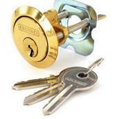 Securit S1750 Replacement Cylinder Polished Brass with 3 Keys