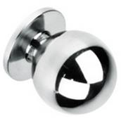 Securit S3506 Ball Cupboard Knob Chrome 25mm Card of 2