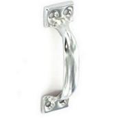 Securit S3690 Face-Fix Pull Handle Zinc Plated 75mm