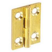 Securit S4201 Self Coloured Brass Butt Hinges 25mm 1 Pair
