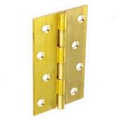 Securit S4204 Self Coloured Brass Butt Hinges 63mm 1 Pair
