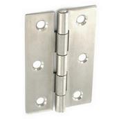 Securit S4288 Stainless Steel Butt Hinges Satin 75mm 1 Pair