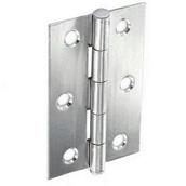 Securit S4322 Loose Pin Butt Hinges Chrome Plated 75mm 1 Pair