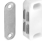 Securit S5430 Magnetic Catch White 40mm Card of 1