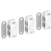Securit S5431 Magnetic Catch White 40mm Card of 3