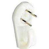 Securit S6209 Hard Wall Picture Hooks 40mm Card of 2