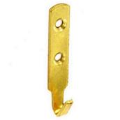 Securit S6222 Heavy Picture Hook Brass 60mm Card of 2