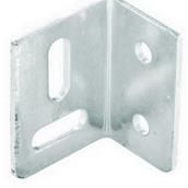 Securit S6731 Stretcher Plate Zinc Plated 38mm Card of 2