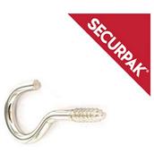 SecurPak SP10152 - Bag/10 Curtain Wire Hook NP (50)