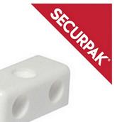 SecurPak SP10165 - Bag/10 Modesty Block White (12)