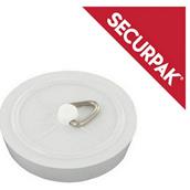 SecurPak SP10215 - Bag/10 Bath Plug White 45mm (2)