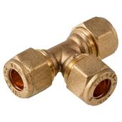 Securplumb SU9812 Compression Equal Tee CxCxC 15mm Pack of 5 WRAS
