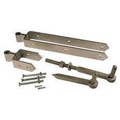 Perry 131H Heavy Fieldgate Hinge Set Prepacked With 19mm Pi Galvanised 600mm 24