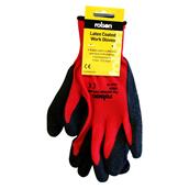 * Pack of 12 Prs * Rolson 60631 Latex Coated Gloves Size X.Large
