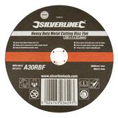 Silverline (103616) Heavy Duty Metal Cutting Disc Flat 230 x 3 x 22.23mm