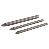 Silverline (217584) Tile and Glass Drill Bit Set 3pce 5 6 and 8mm