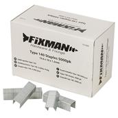 Fixman (701969) Type 140 Staples 10.55 x 10 x 1.26mm (Pack of 5000)
