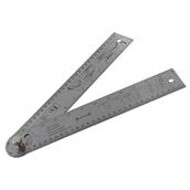 Silverline (783421) Easy Angle Protractor Rule 600mm