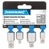 Silverline (793755) Socket Converter Set 4pce 4pce