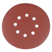 Silverline (793804) Hook and Loop Discs Punched 150mm 120 Grit Pack of 10