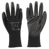 Silverline (819015) Black Palm Gloves Large (10)