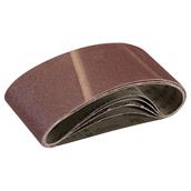 Silverline (862553) Sanding Belts 75 x 457mm 80 Grit Pack of 5