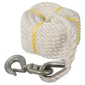 Silverline (865628) Gin Wheel Rope with Hook 20m x 18mm